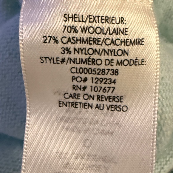 Alice + Olivia Light Blue Crew Neck Sweater - Picture 3 of 3